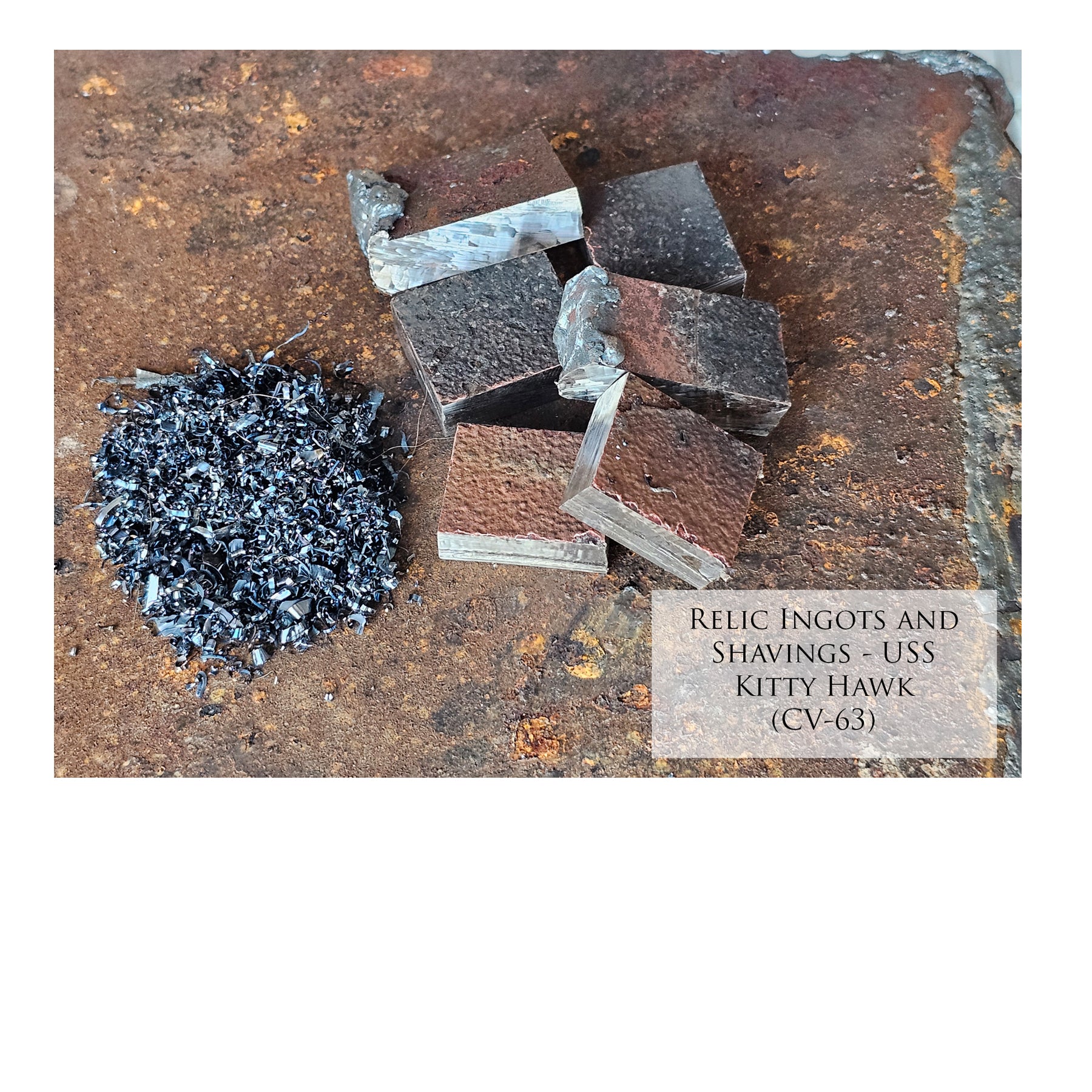 USS Kitty Hawk CV-63 Canvas with Relic | Includes Hull Steel from CV-63