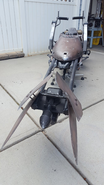 Blueprint Plans & 3D Parts for Building A FULL-SIZE STARWARS SpeederBike - Aces In Action