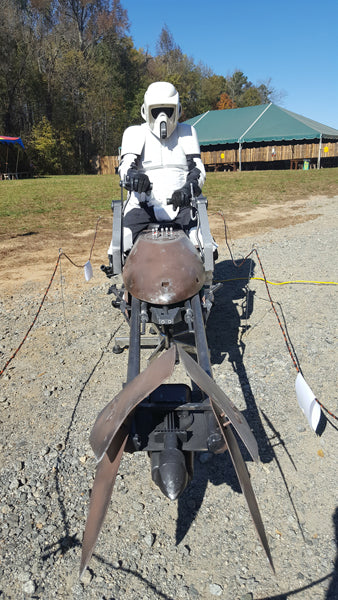 Blueprint Plans & 3D Parts for Building A FULL-SIZE STARWARS SpeederBike - Aces In Action