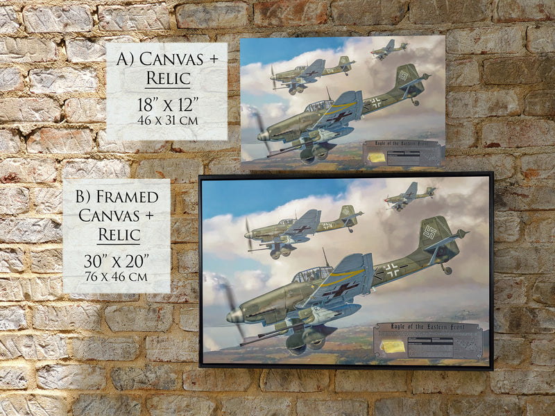 Eagle of the Eastern Front - Ju 87 B-1 Stuka Aviation Art-Art Print-Aces In Action: The Workshop of Artist Craig Tinder