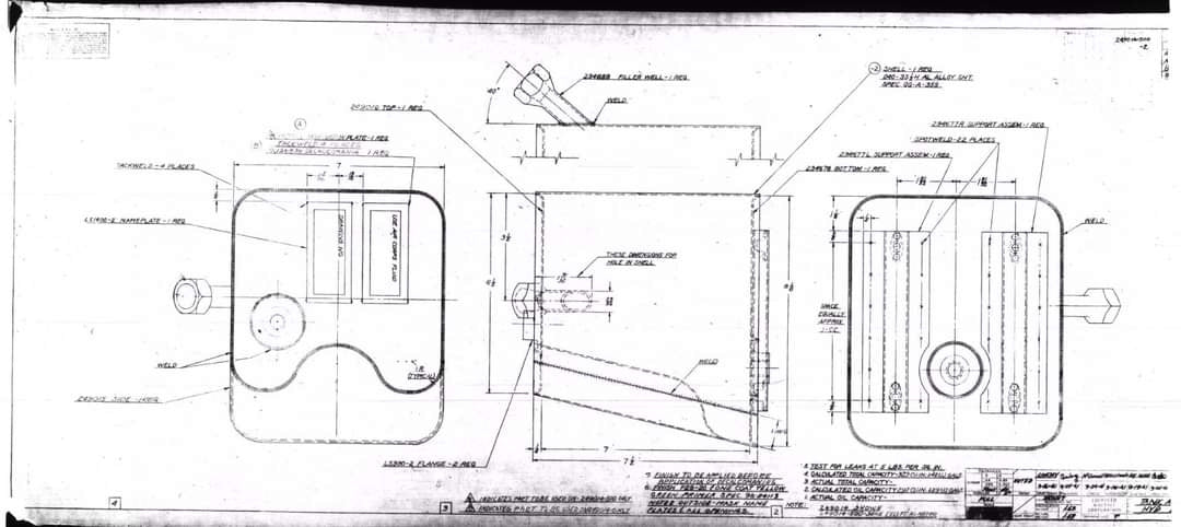 P-38 Hydraulic Fluid Tank-Aces In Action: The Workshop of Artist Craig Tinder