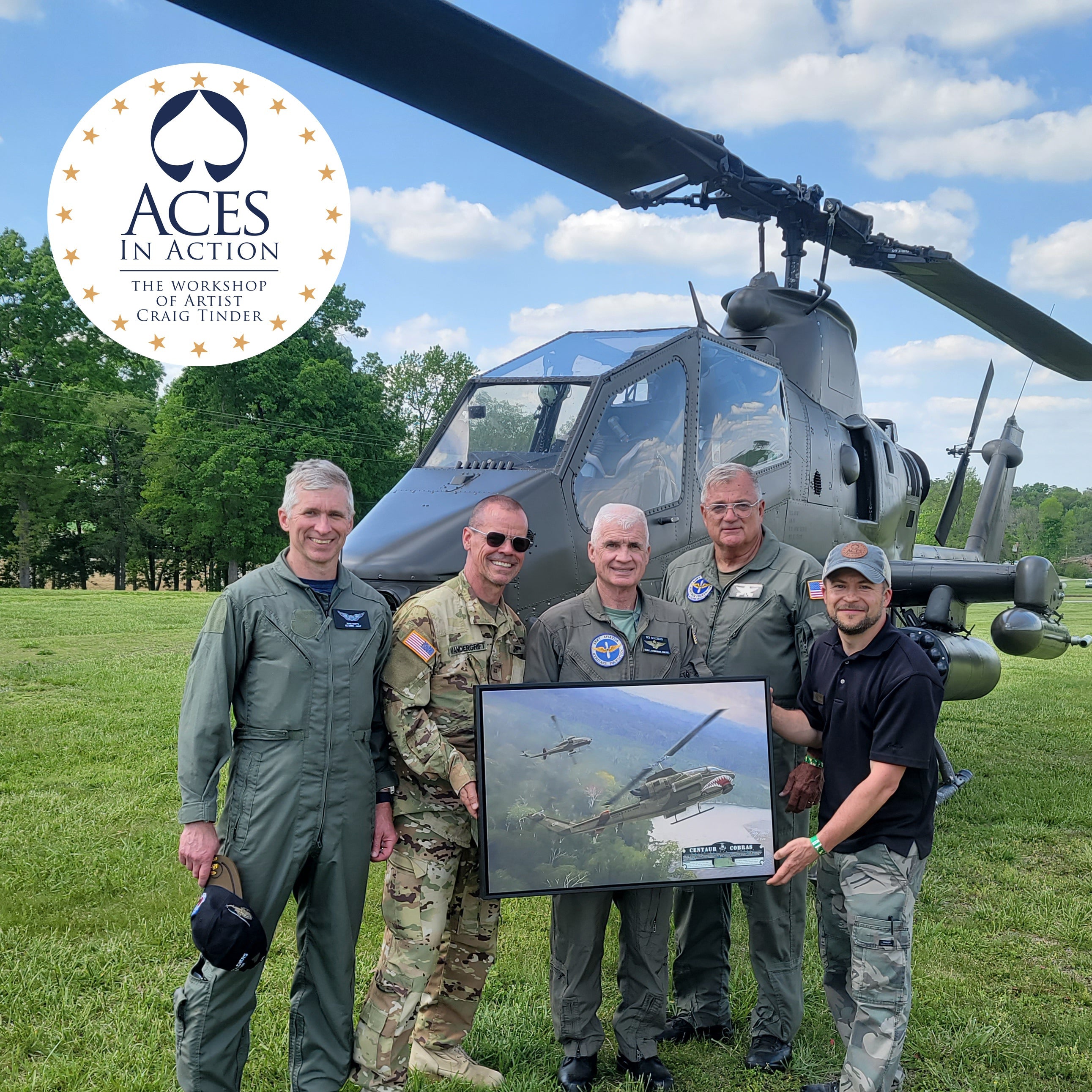 Military Vehicle and Collectibles Show - Denton, NC-Aces In Action: The Workshop of Artist Craig Tinder