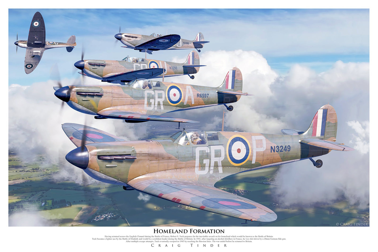 Happy Battle of Britain Day~-Aces In Action: The Workshop of Artist Craig Tinder