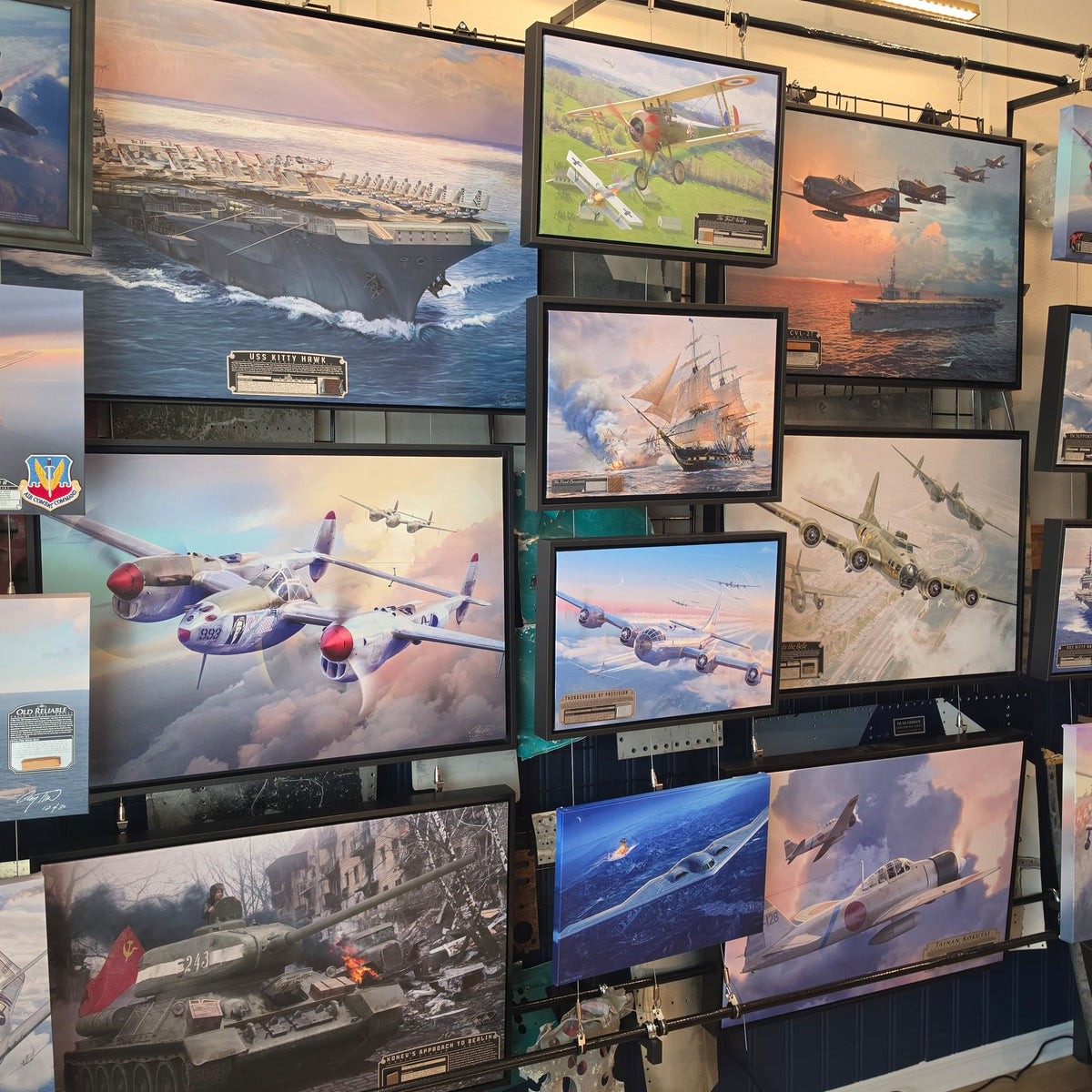USS Langley CVL-27 Relic Art Canvas