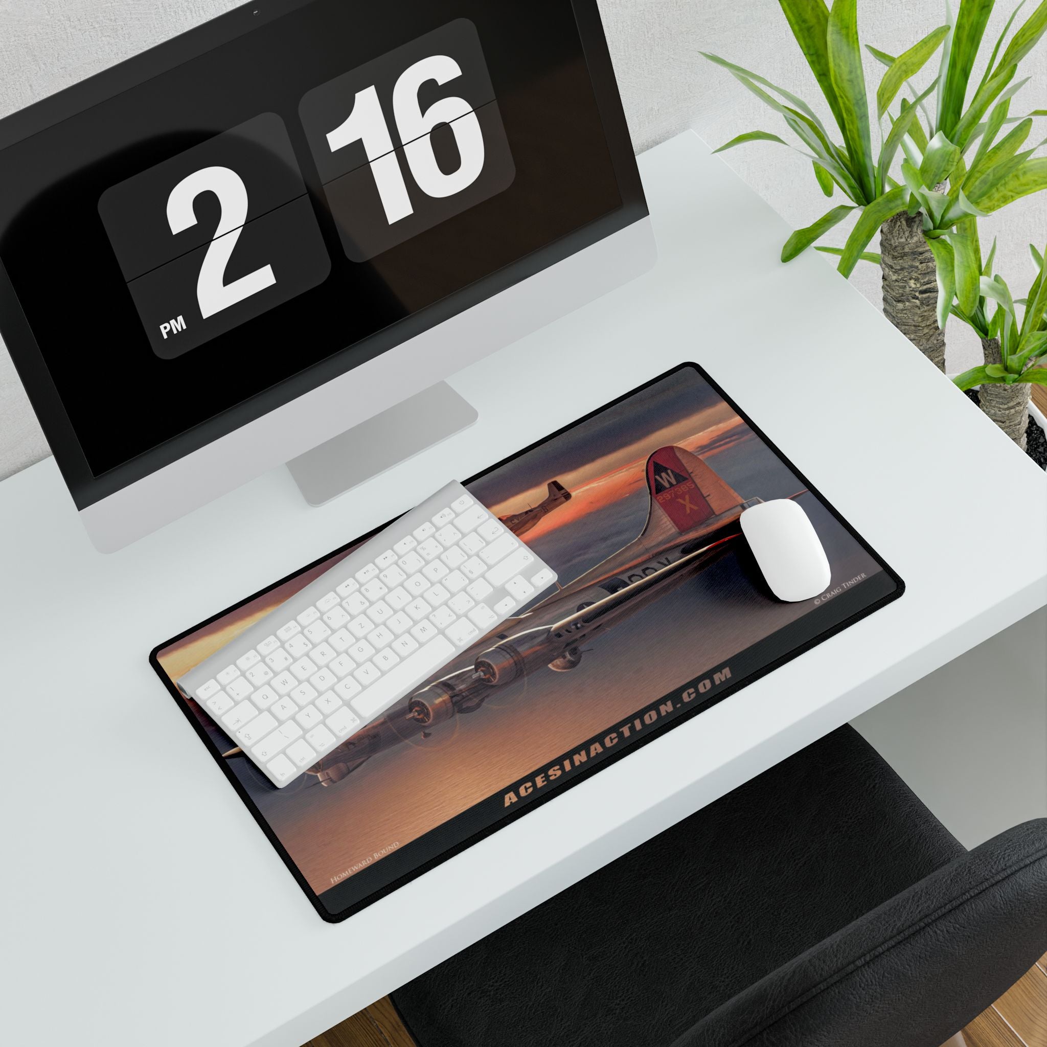 B-17 & P-51 - Homeward Bound - Tactical Desk Mat