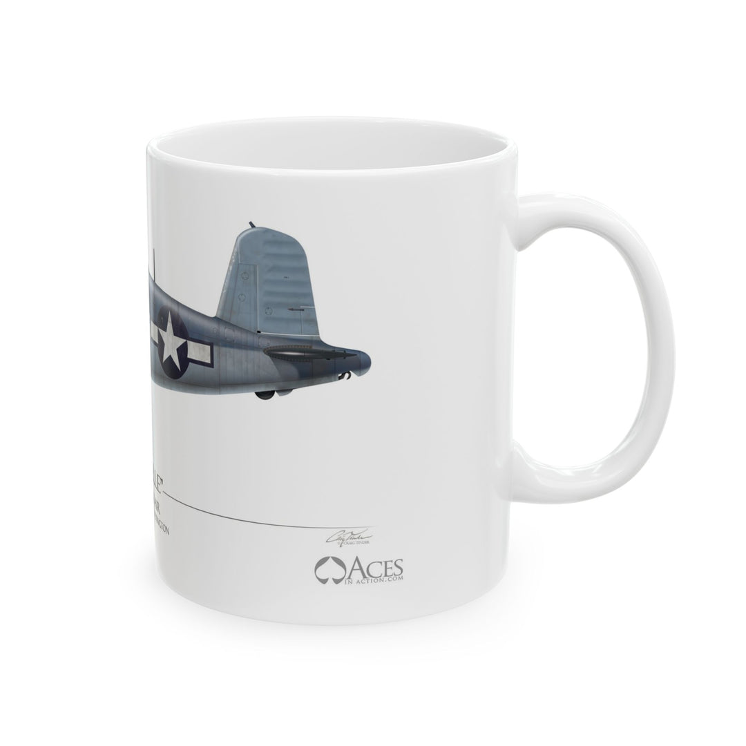 Pappy Boyington F4U Corsair Coffee Mug