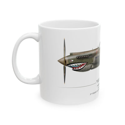 P-40 Warhawk - Flying Tigers - Coffee Mug – product photograph, view 4