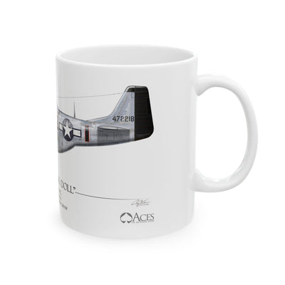 P-51 Mustang - Big Beautiful Doll - Coffee Mug – product photograph, view 5
