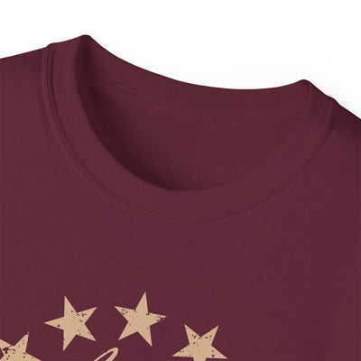 Aces In Action Star and Flag - Short Sleeve T-Shirt