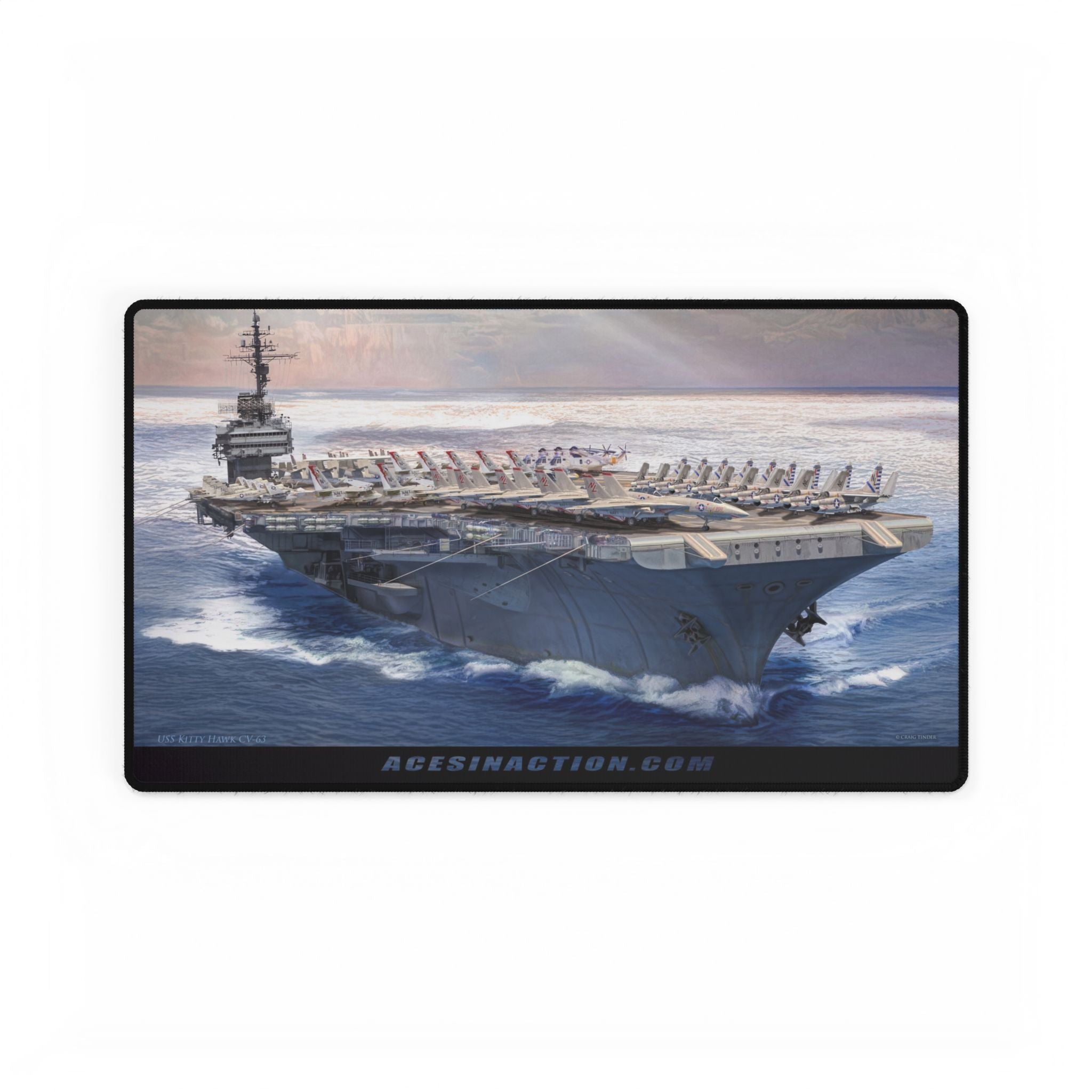 Tactical Desk Mat - USS Kitty Hawk CV-63