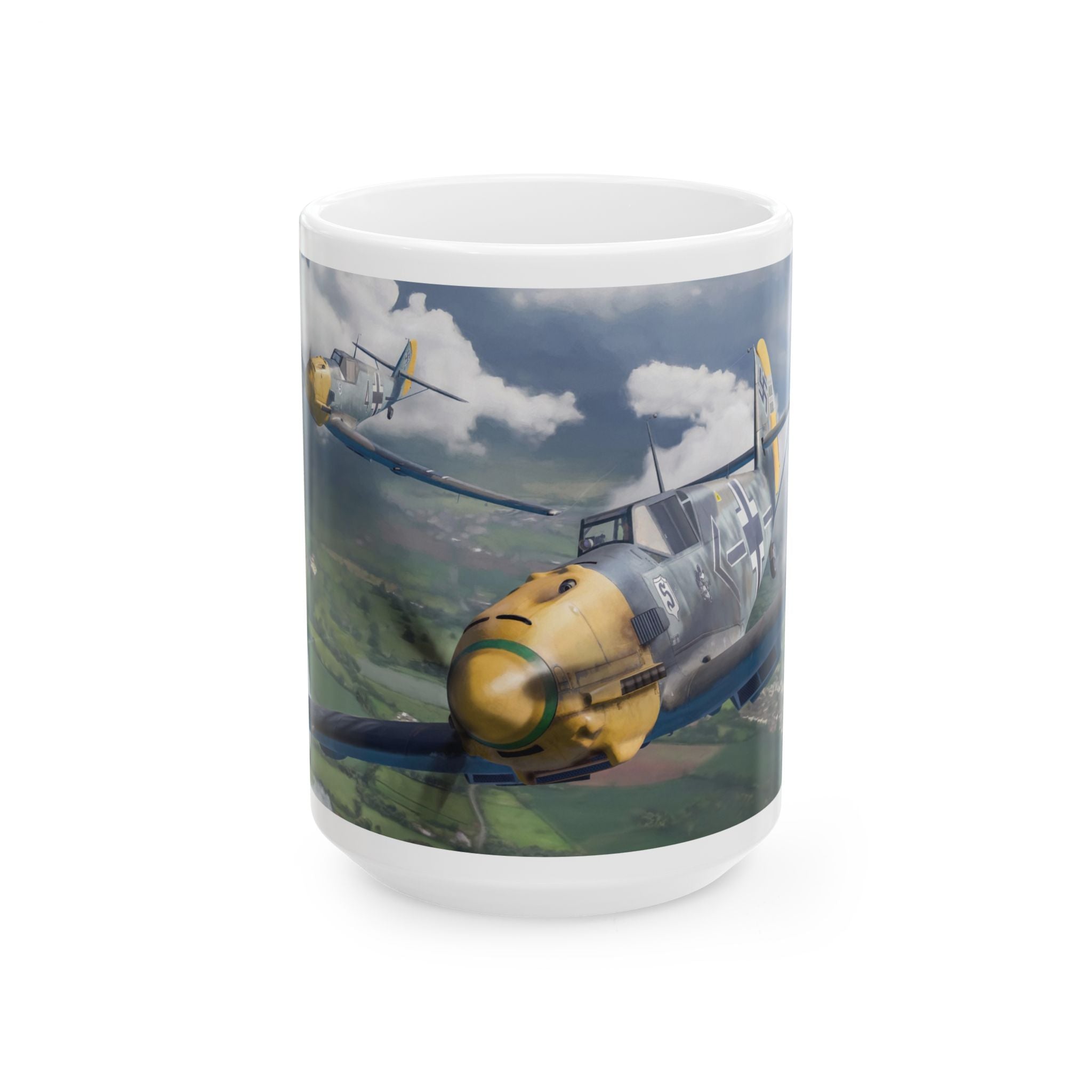 Bf 109 Invaders Across the Channel Coffee Mug