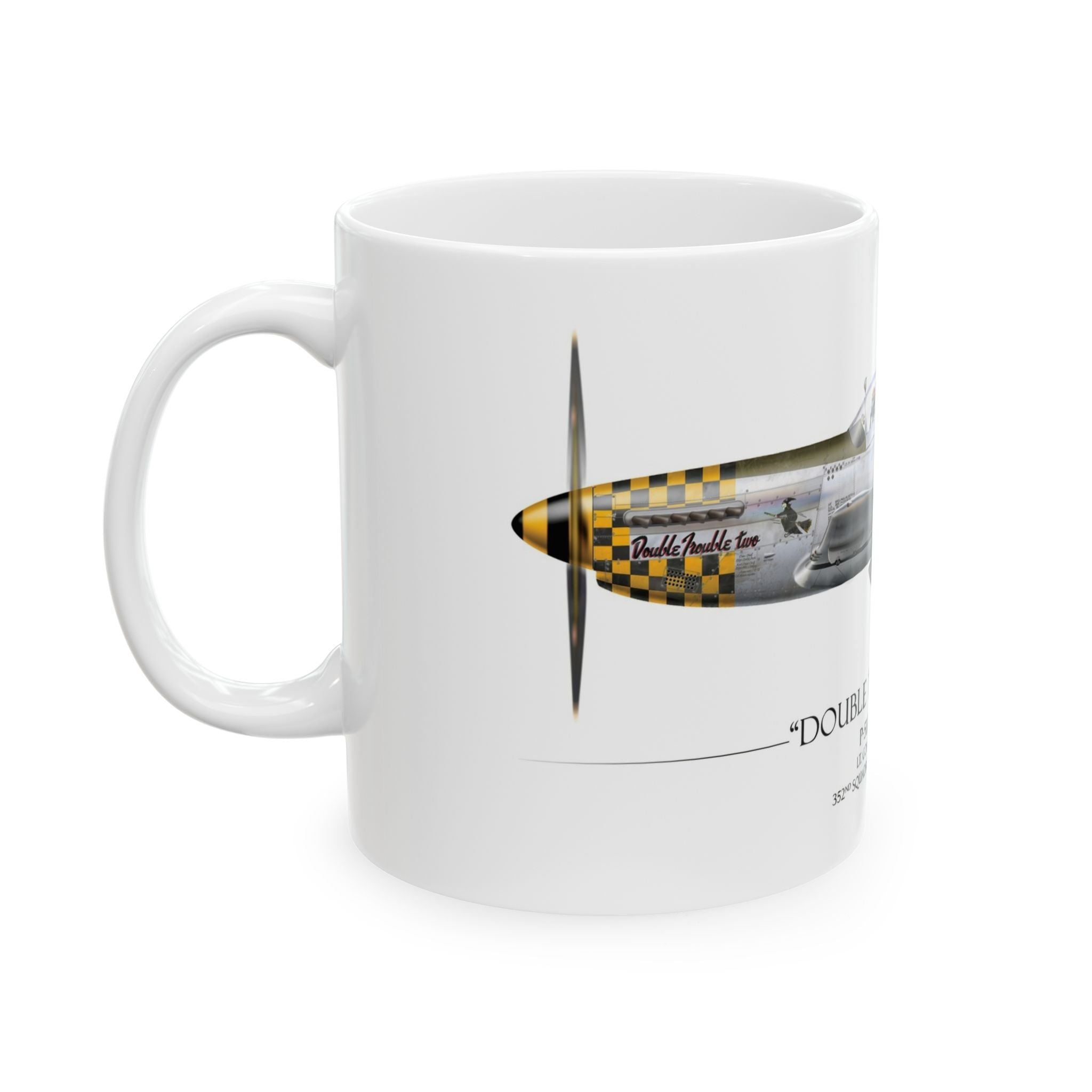 Double Trouble Two P-51D Mustang Coffee Mug