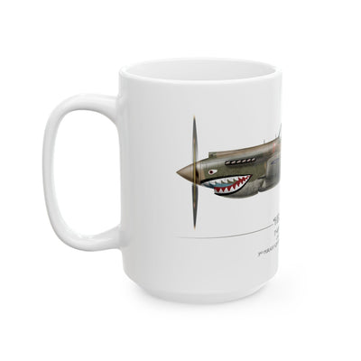 P-40 Warhawk - Flying Tigers - Coffee Mug – product photograph, view 7