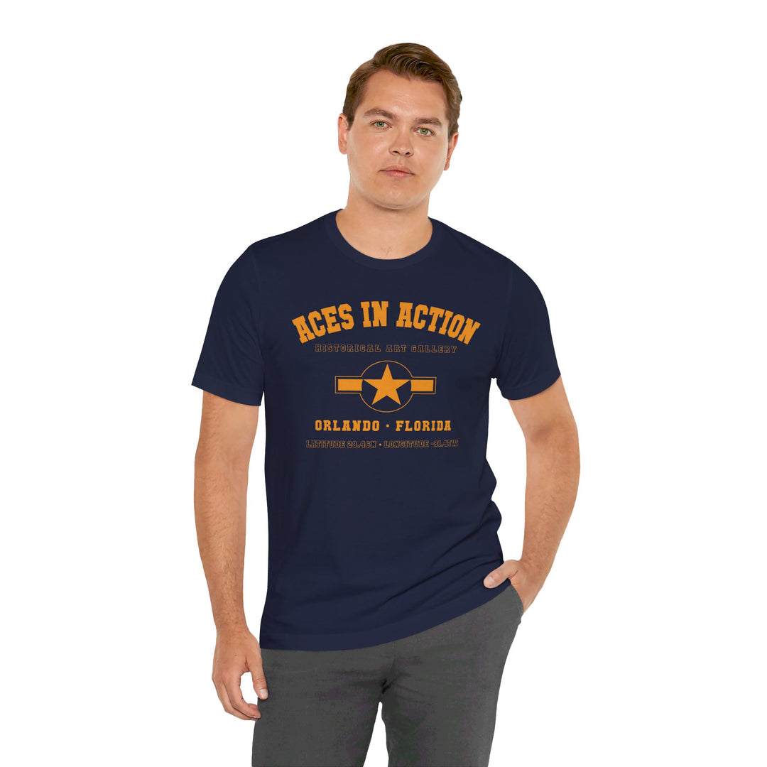 Aces In Action - Historical Art Gallery T-Shirt