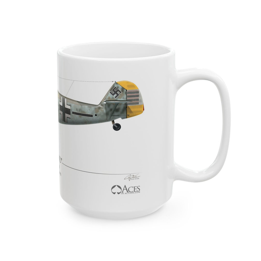 Adolf Galland Bf-109 Coffee Mug