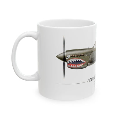 Old Exterminator P-40E Warhawk Coffee Mug