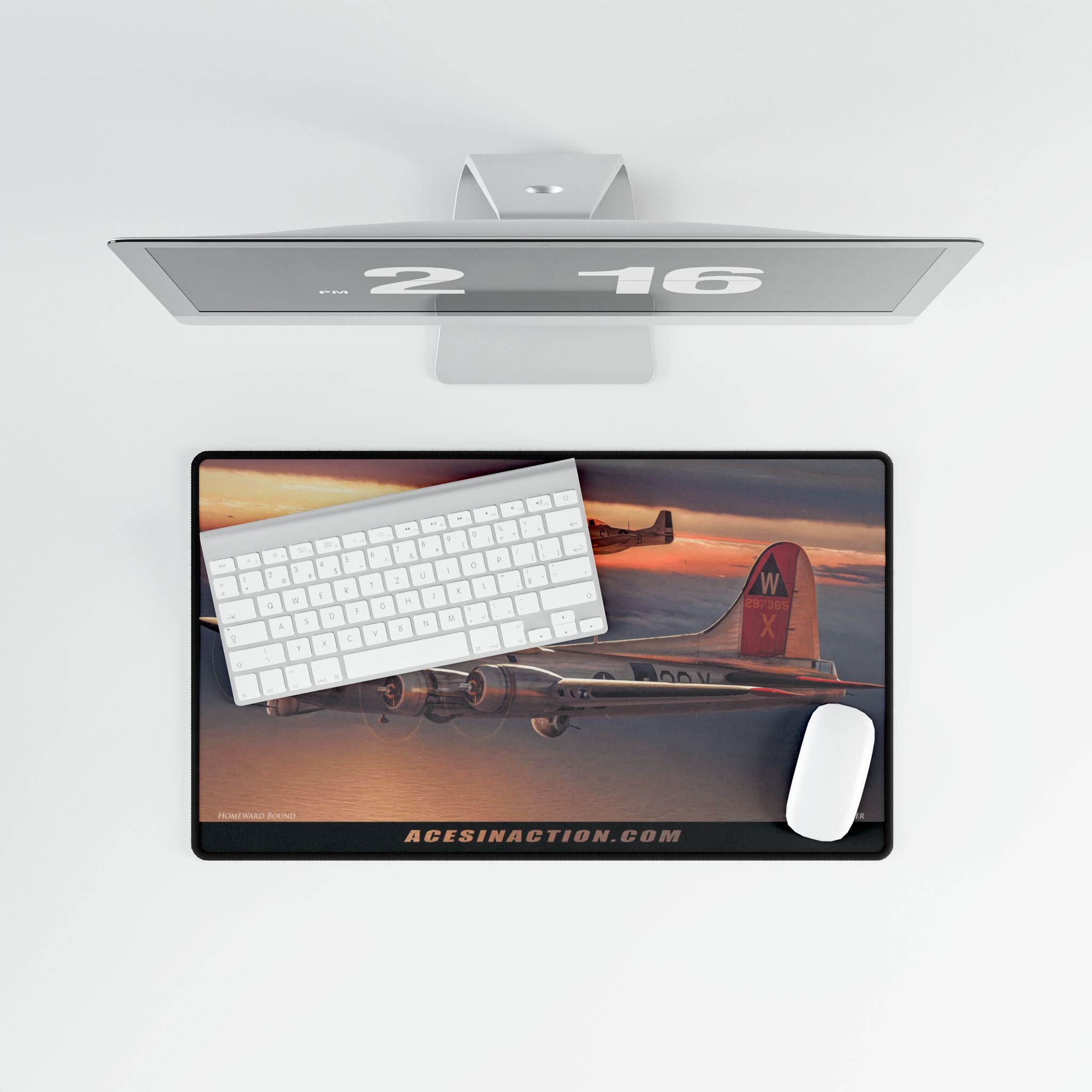 B-17 & P-51 - Homeward Bound - Tactical Desk Mat
