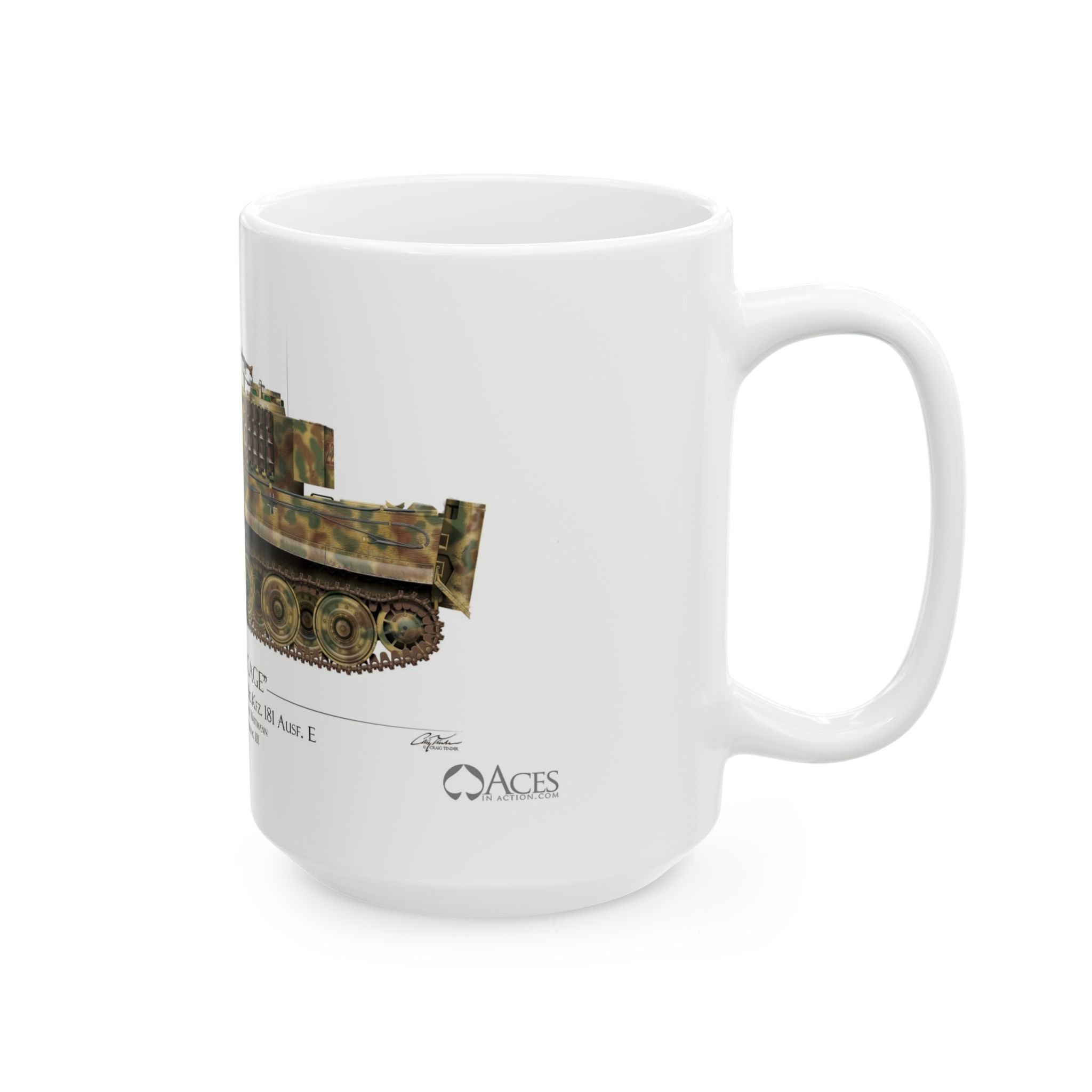 Michael Wittmann Tiger Tank 222 Coffee Mug