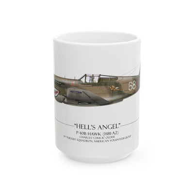 P-40 Warhawk - Flying Tigers - Coffee Mug – product photograph, view 2