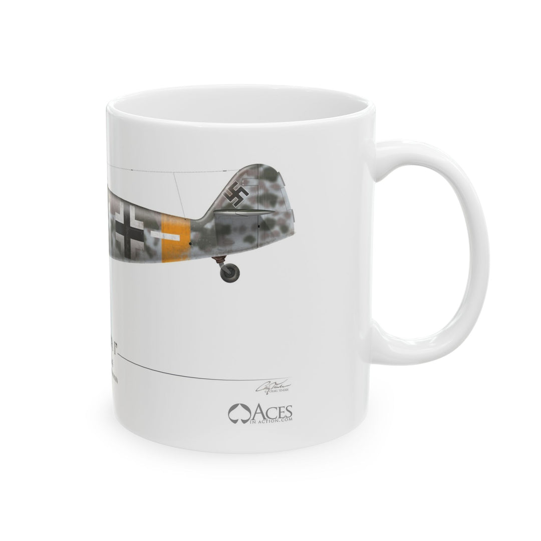 Erich Hartmann Bf-109 Coffee Mug