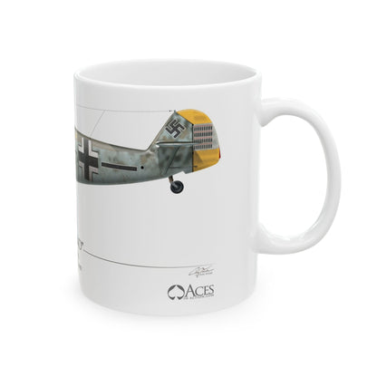 Adolf Galland Bf-109 Coffee Mug