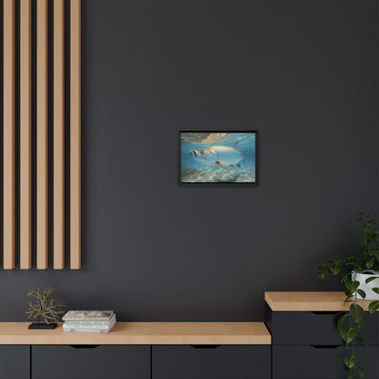 Matte Canvas, Framed (Multi-color)