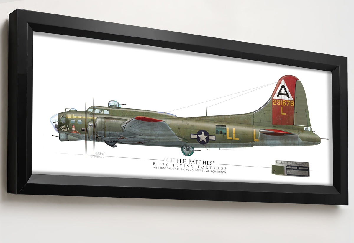 Little Patches 36×12 Heritage Alloy framed relic artwork