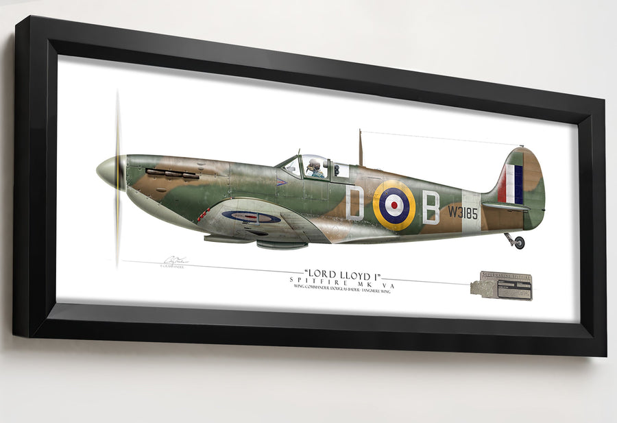 Spitfire - Douglas Bader | INCLUDES: Wing Panel Relic
