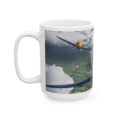 Bf 109 Invaders Across the Channel Coffee Mug