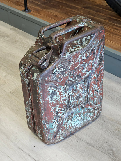 Original WWII GERMAN Kraftstoff 20L Feuergefahrlich Jerry Can Dated 1943