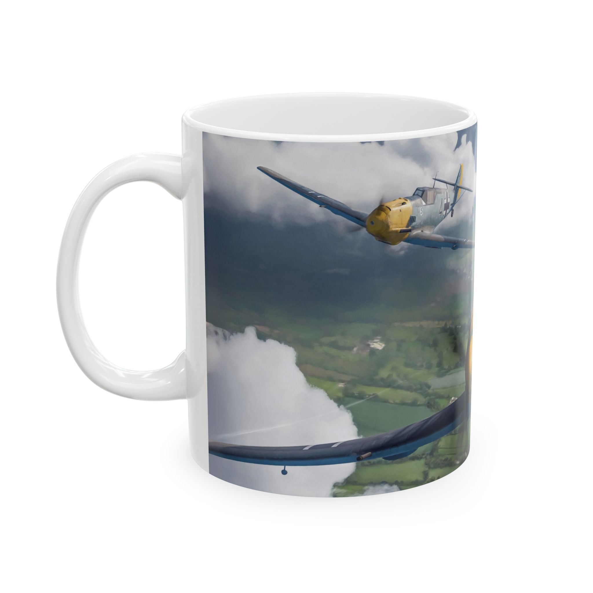 Bf 109 Invaders Across the Channel Coffee Mug