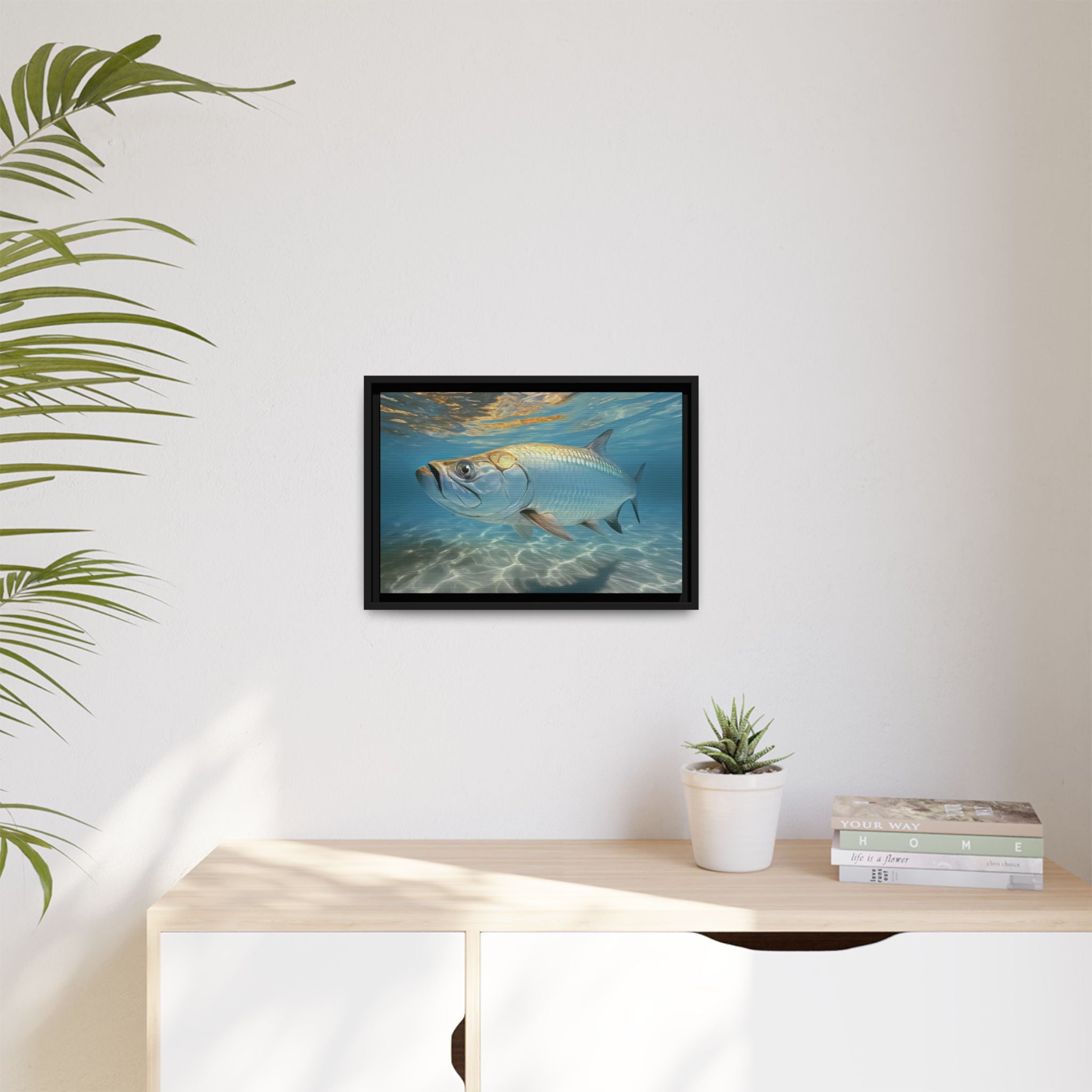 Matte Canvas, Framed (Multi-color)