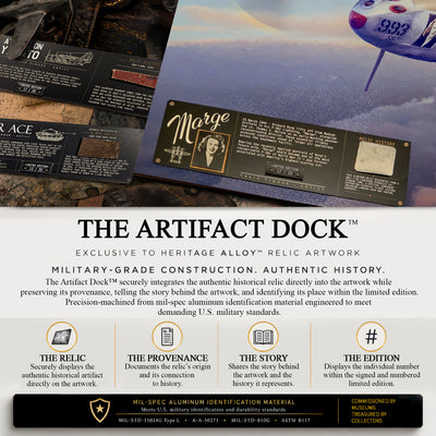 P-40 Warhawk - Return from Canton | INCLUDES: Skin Fragment