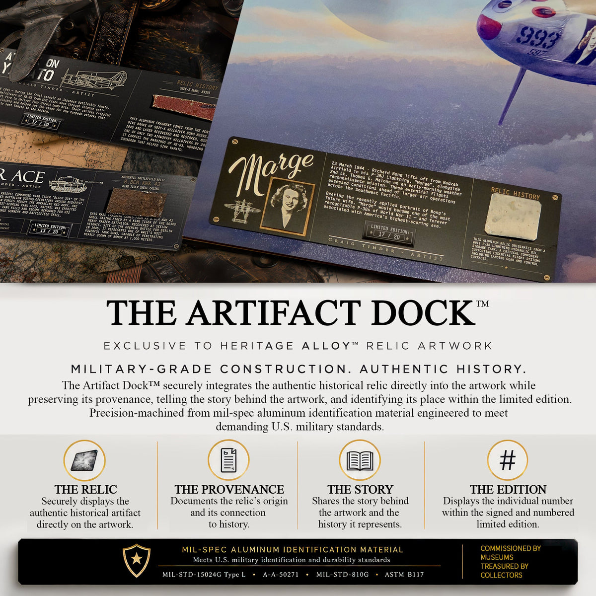 Heritage Alloy Artifact Dock detail