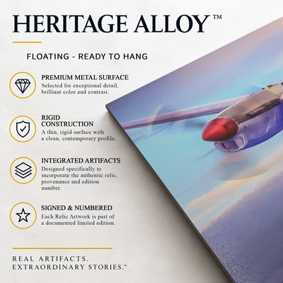 P-40 Warhawk - Return from Canton | INCLUDES: Skin Fragment