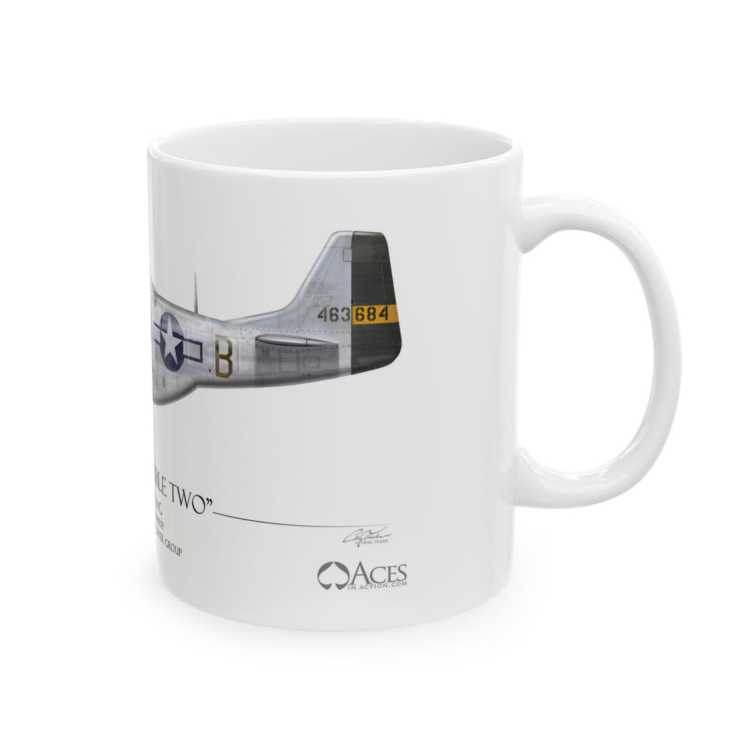 Double Trouble Two P-51D Mustang Coffee Mug