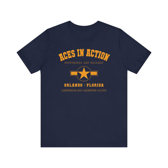 Aces In Action - Historical Art Gallery T-Shirt