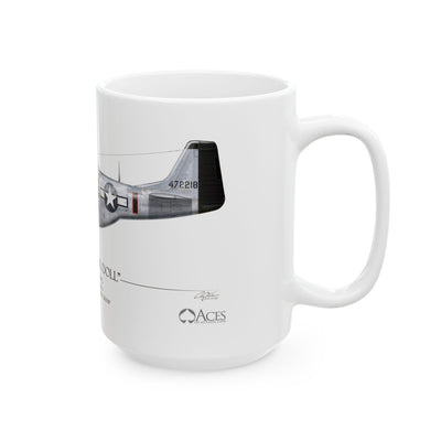 P-51 Mustang - Big Beautiful Doll - Coffee Mug – product photograph, view 8