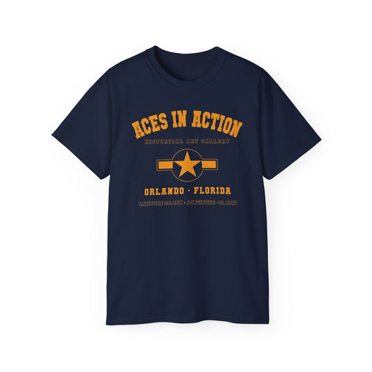 Aces In Action - Historical Art Gallery T-Shirt