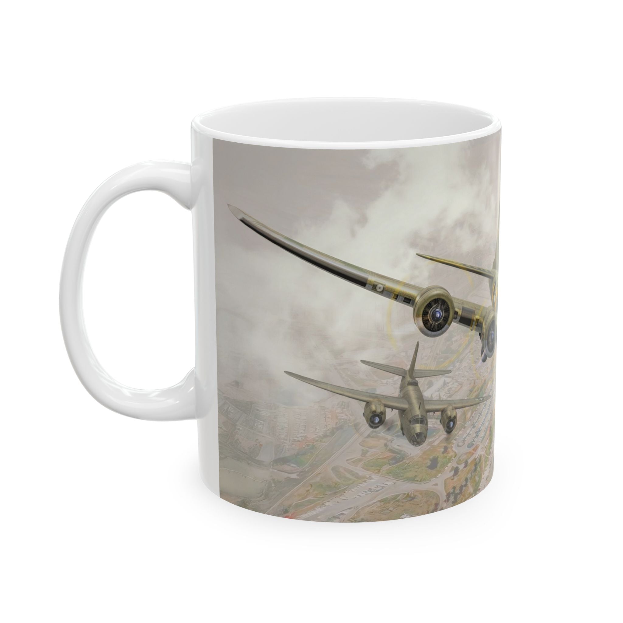 Memphis Awaits the Belle - B-17E Coffee Mug