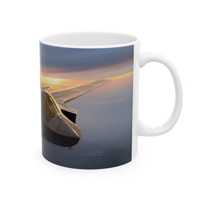 F-35 Lightning Il - Lightning From Above - Coffee Mug – product photograph, view 4