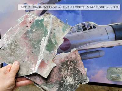 A6M2 Zero Tainan Kokutai wing relic