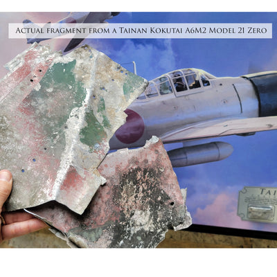 A6M2 Zero - Tainan Kokutai historical relic artwork by Craig Tinder