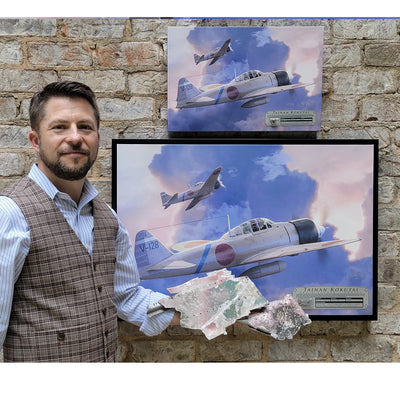 A6M2 Zero - Tainan Kokutai historical relic artwork by Craig Tinder