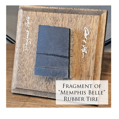 B-17 Memphis Belle - Memphis Awaits the Belle Canvas | INCLUDES: Tire Fragment
