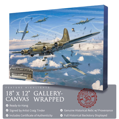 B-17 Flying Fortress - TADLUR historical relic artwork by Craig Tinder