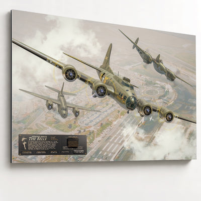 B-17 Memphis Belle - Memphis Awaits the Belle | INCLUDES: Tire Fragment
