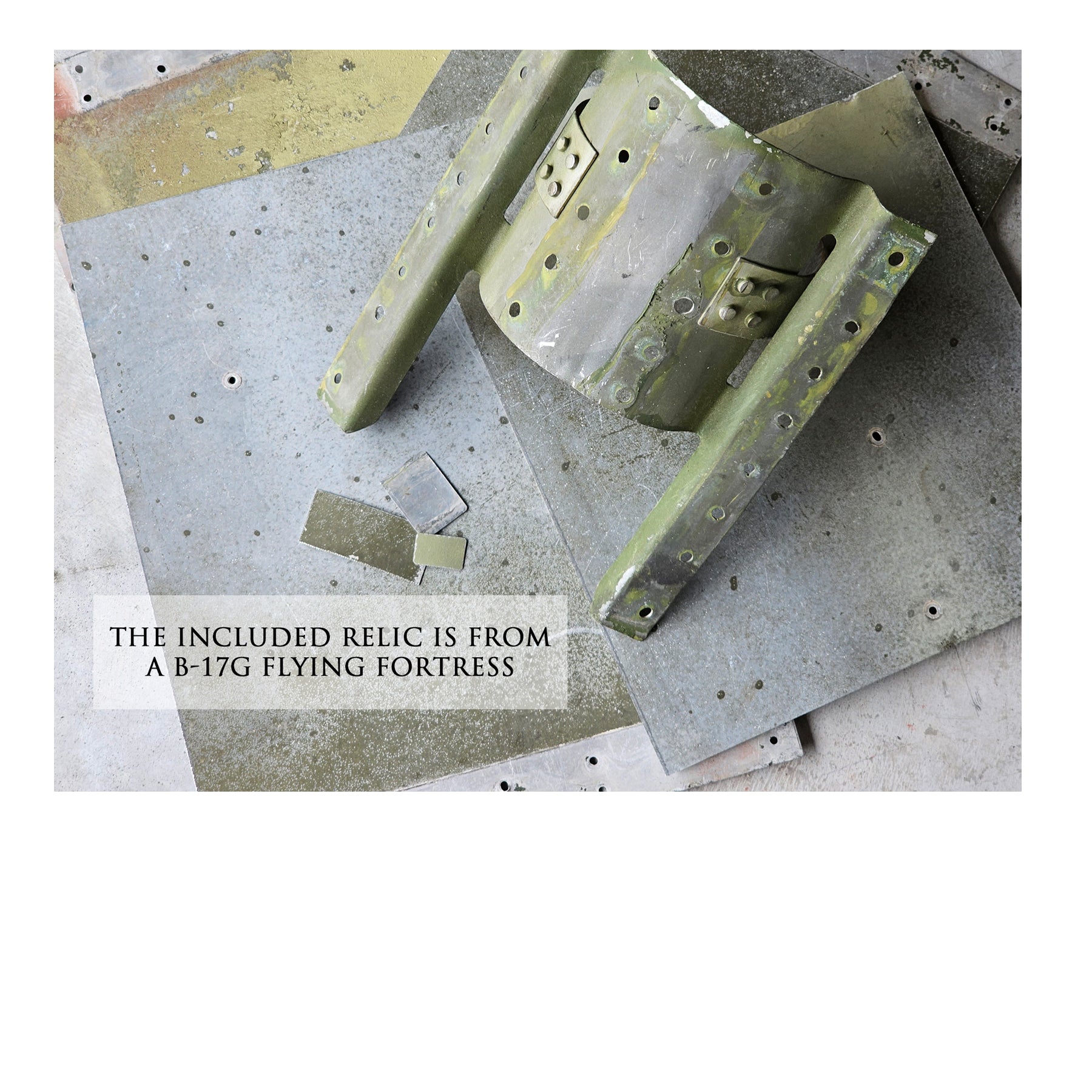 B-17 Flying Fortress Princess Pat - Framed Canvas | INCLUDES: Skin Fragment