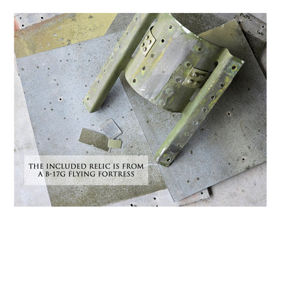 B-17 Flying Fortress Princess Pat - Framed Canvas | INCLUDES: Skin Fragment