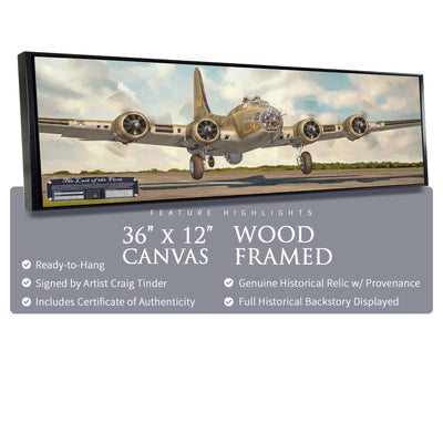 B-17 Flying Fortress - Memphis Belle The Last of the First historical relic artwork by Craig Tinder